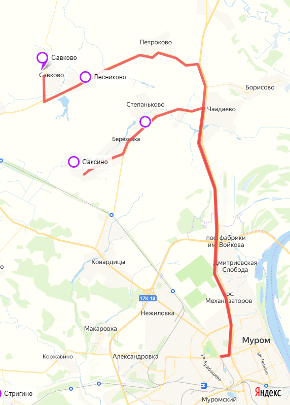 Карты маршрут 180